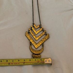 Geometric / Moon Gold Necklace